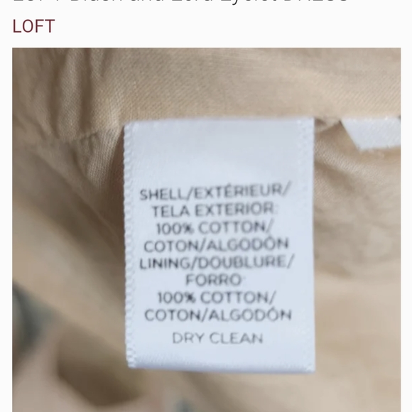 Ann Taylor LOFT, eyelet dress, size 12. - Picture 10 of 14